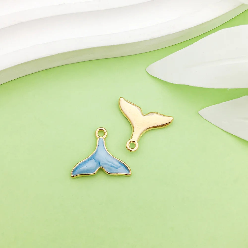Cherry Blossom Alloy Charm Pendant for DIY Jewelry Making