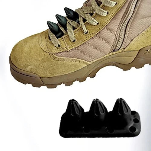 Tactical Boot Traction Spike – Anti-Slip Cleat for Outdoor Use Boot Traction Cleats SWANS black