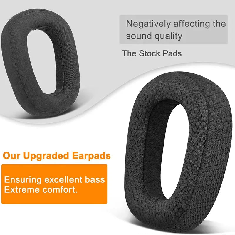 Mesh Replacement Earpads for Logitech G435 – Foam Cushions Headphone Earpads SWANS