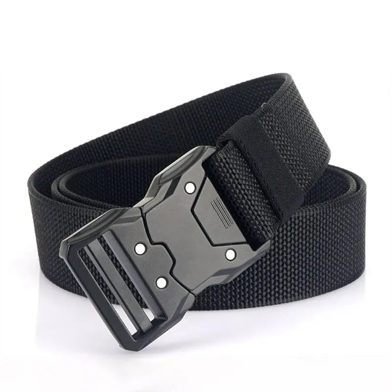 Men's Tactical Belt – Nylon Alloy Buckle Unisex Outdoor Tactical Belt SWANS