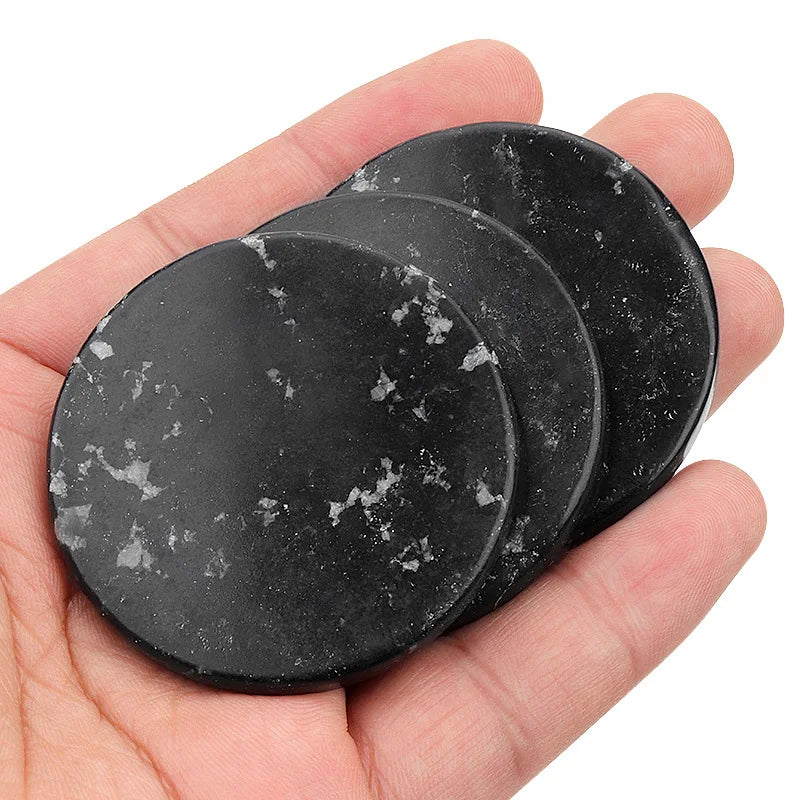 Round Jade Stone Glue Pallet for Eyelash Extension Adhesive Lash Glue Pallet SWANS