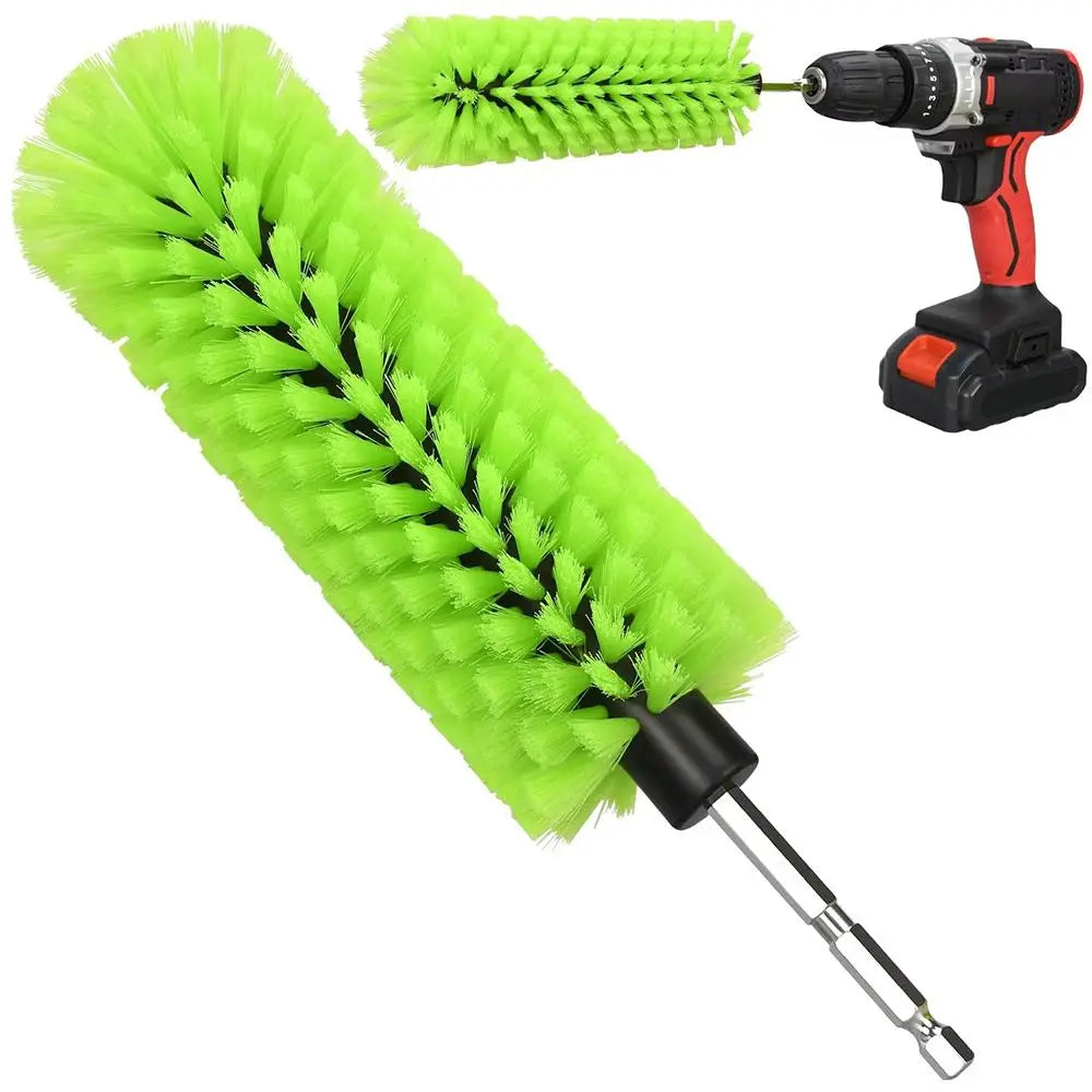 SWANS Nylon Drill Brush Attachment 1/4" Hex Power Scrubber Drill Cleaning Brush SWANS