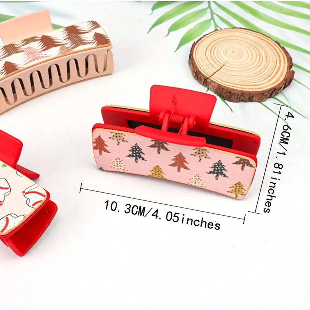 Vintage Cowboy PU Leather Hair Claw Clip for Women Hair Claw Clip SWANS