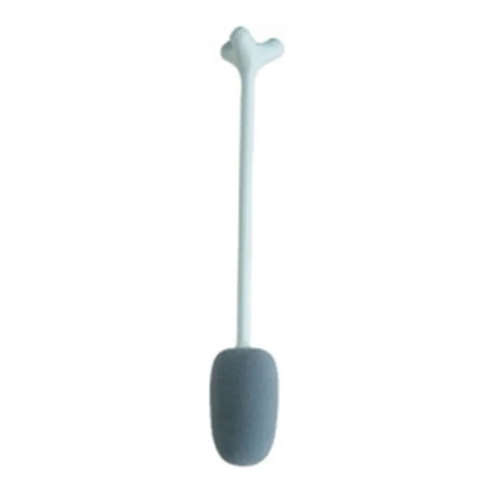 Long Handle Stand-Up Sponge Brush for Pottery & Cups Sponge Cleaning Brush SWANS