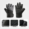 GAFASTWO Half Finger Cycling Gloves – Unisex Fitness Cycling Fitness Gloves SWANS Gray XL