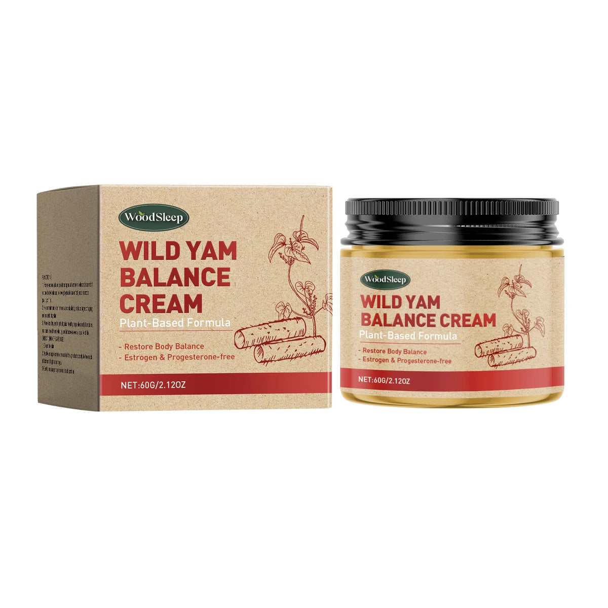 Wild Yam Cream – Hormone Balancing Moisturizer for Women 60g Body Moisturizer Cream SWANS 60g boxed