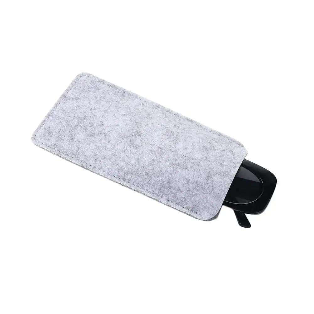 Soft Felt Eyeglasses Bag – Portable Unisex Glasses Pouch Eyeglasses Pouch SWANS