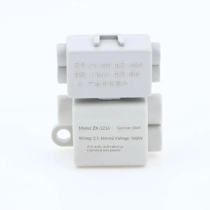 T-Type Wire Splitter Terminal Block 1-In 2-Out | 1–16mm² Wire Terminal Block SWANS