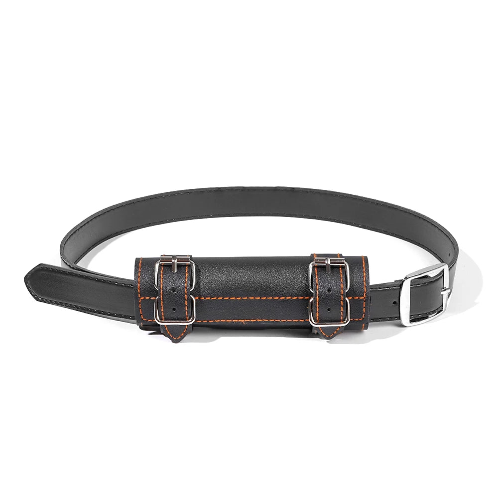 PU Leather Katana Belt – Sword Waist Sheath Scabbard Holder Sword Costume Belt SWANS Black 1
