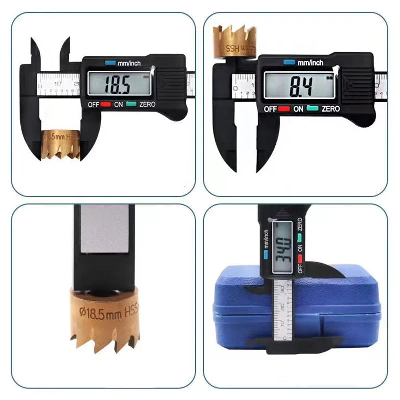 Digital Vernier Caliper 0–200mm Carbon Fiber Measuring Tool Digital Caliper SWANS