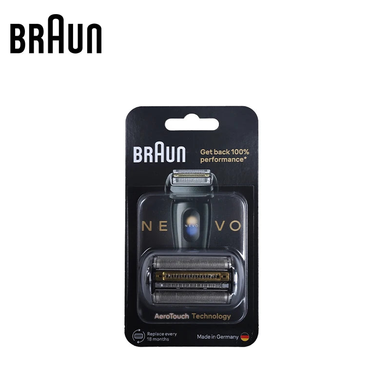 Braun NEVO-B Replacement Foil & Cutter Block – Shaving Head Shaver Replacement Head SWANS NEVO-B