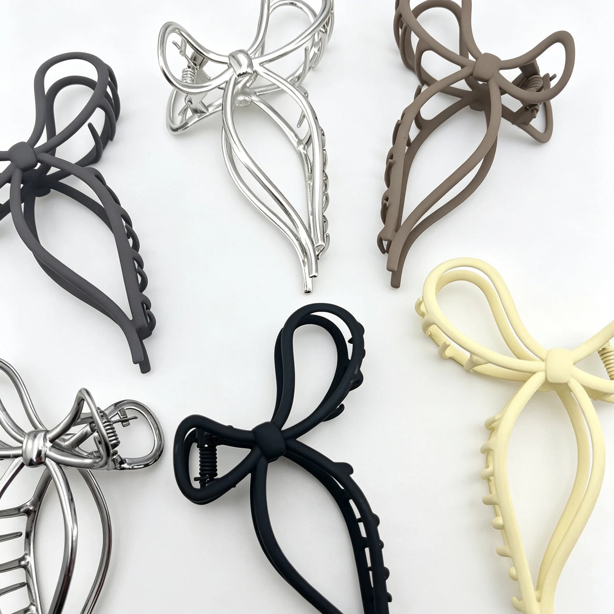 Korean Geometric Metal Hair Claw Clip for Women – Alloy Hair Claw Clip SWANS
