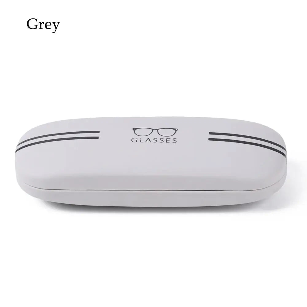 Waterproof Hard Leather Glasses Case – Sunglasses & Spectacle Box Eyewear Case SWANS grey