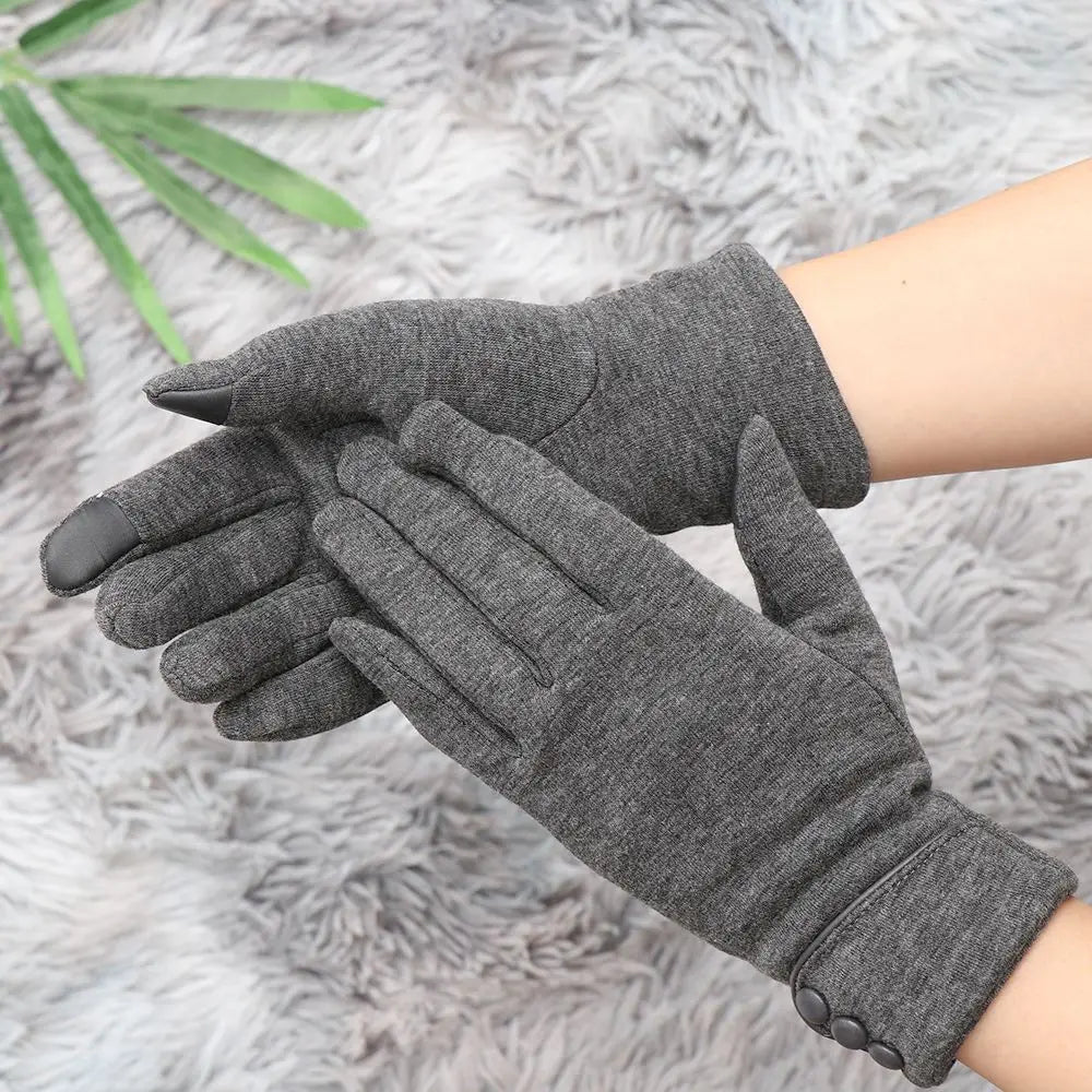 Women's Windproof Touch Screen Winter Gloves – Velvet Warm Winter Touch Gloves SWANS