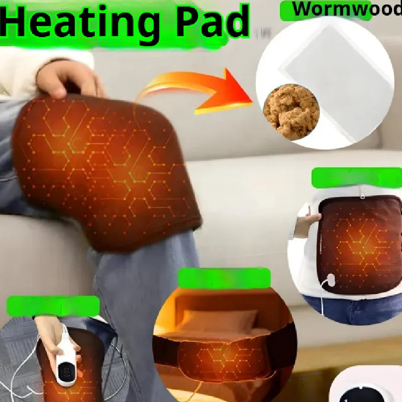 YTYIN Graphene Heating Pad 220V – 9-Level Temp & Timer Electric Heating Pad SWANS