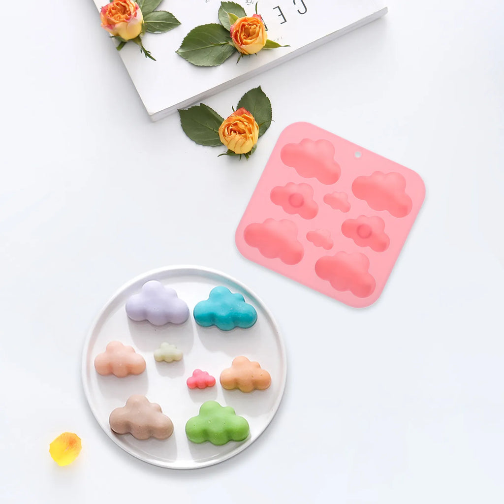 Cloud Shape Silicone Mold – Non-Stick Cake Candy DIY Baking Silicone Baking Mold SWANS other