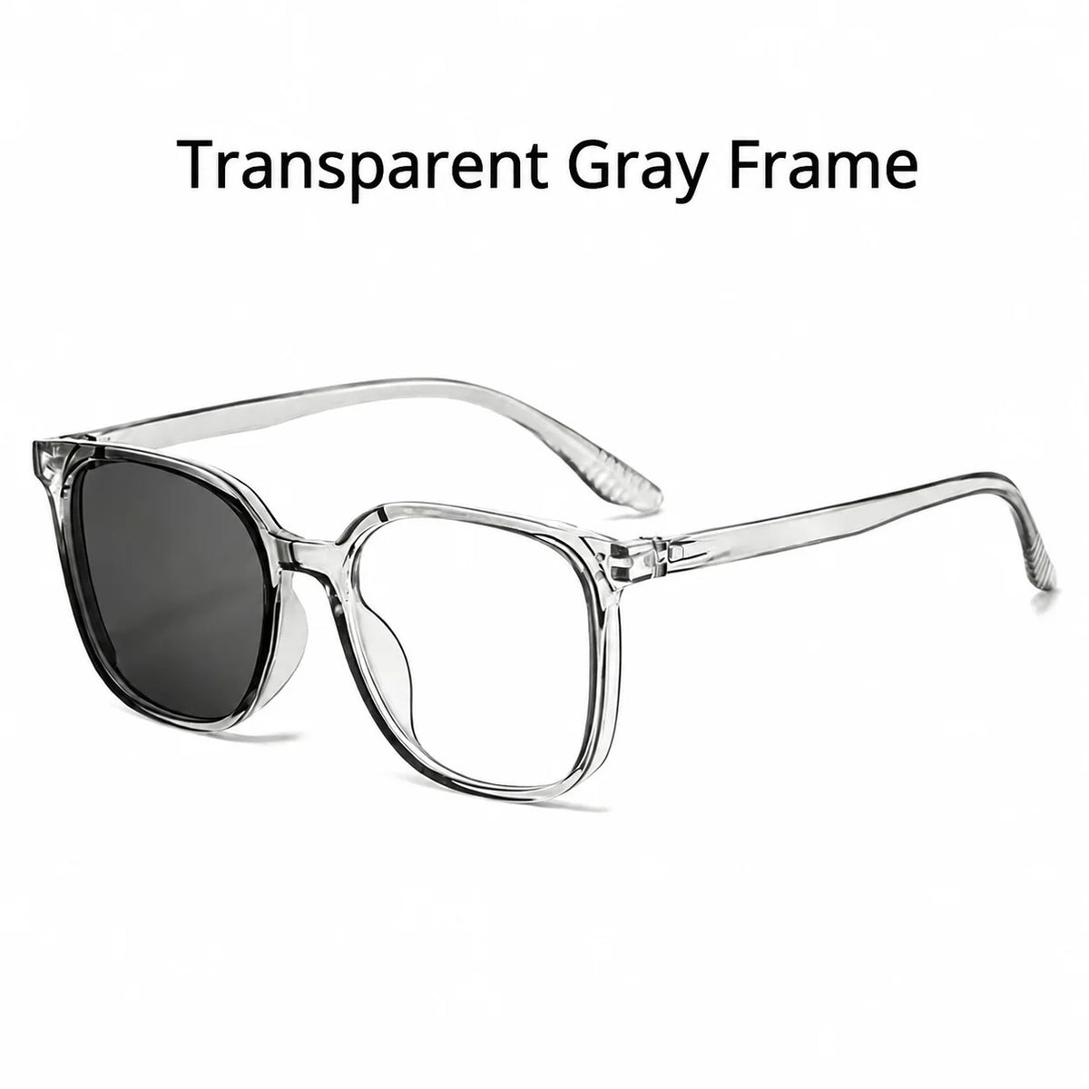 Women's Photochromic Blue Light Blocking Eyeglass Frames Eyeglass Frames SWANS Grey Clear