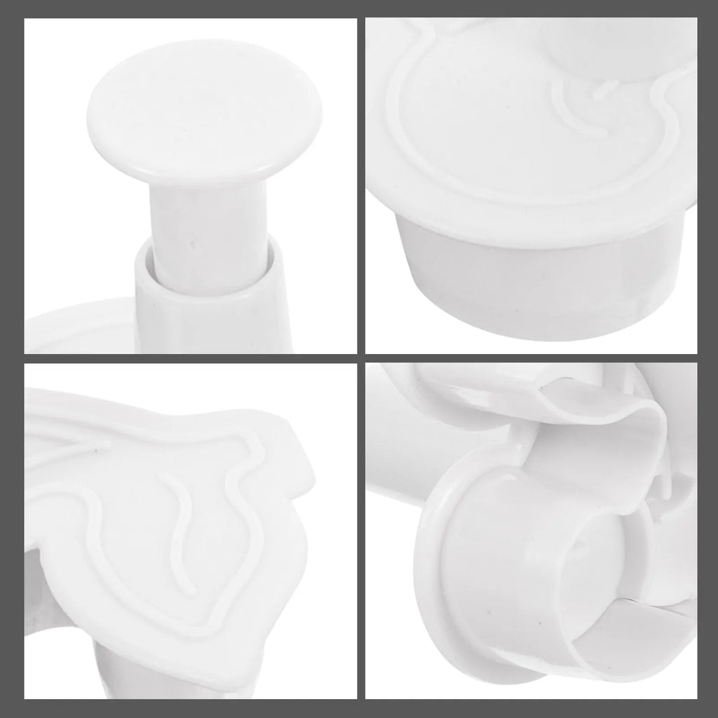 3-Pack Cherry Cookie Cutters – DIY Biscuit & Pancake Molds Cookie Cutter Set SWANS Default Title