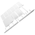 8-Leaf Adjustable AC Wind Deflector – Wall Mounted Air Baffle AC Wind Deflector SWANS Cotton filter