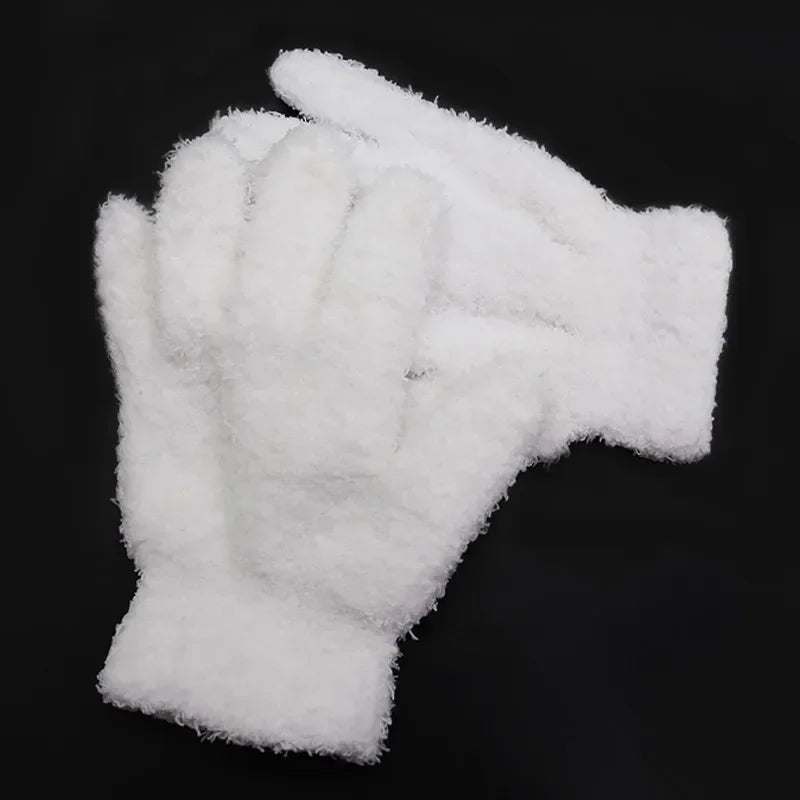 Superfine Coral Fleece Polishing Gloves – Walnut & Stone Patina Polishing Gloves SWANS