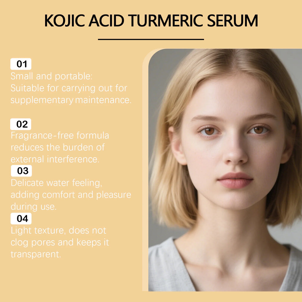 Kojic Acid Turmeric Spray Serum – Exfoliating & Firming Face Serum Spray SWANS
