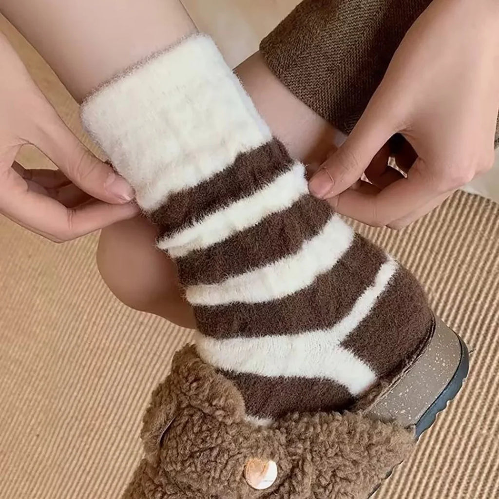 Women's Fleece-Lined Thermal Winter Socks – Cozy Sleep Socks Thermal Winter Socks SWANS