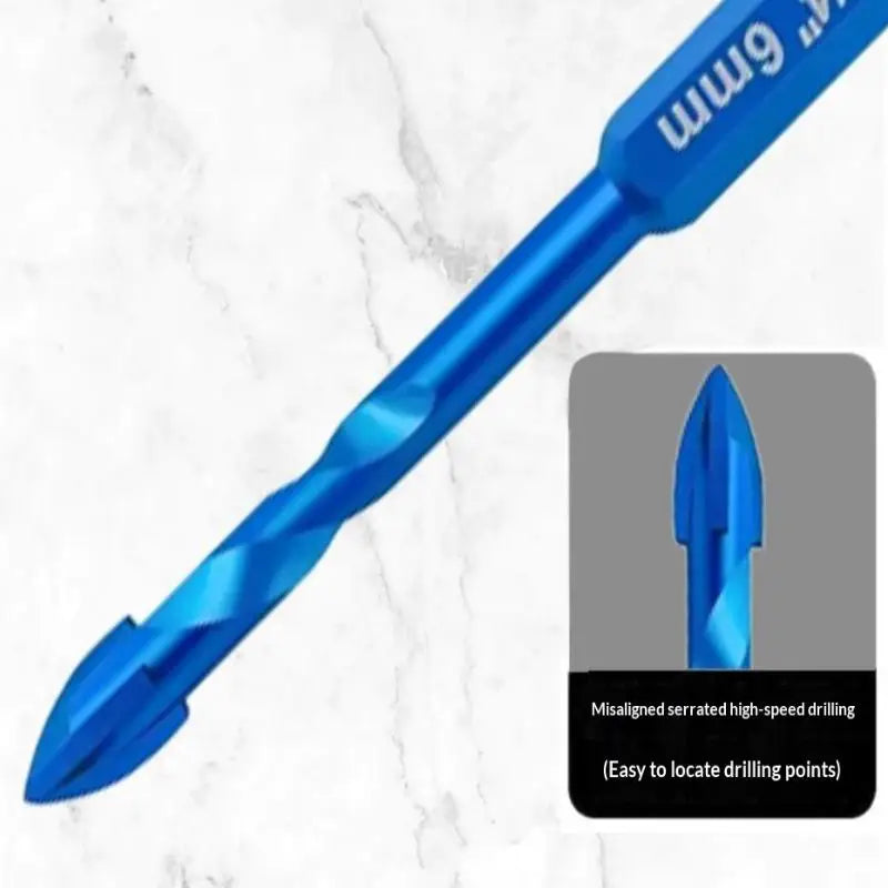 6-Piece Diamond Drill Bit Set – Tile, Marble & Granite Hex Shank Diamond Drill Bit Set SWANS