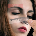 5-Pair Eyebrow Stencil Templates – DIY Brow Shaping Guide Cards Eyebrow Stencil Set SWANS Transparent