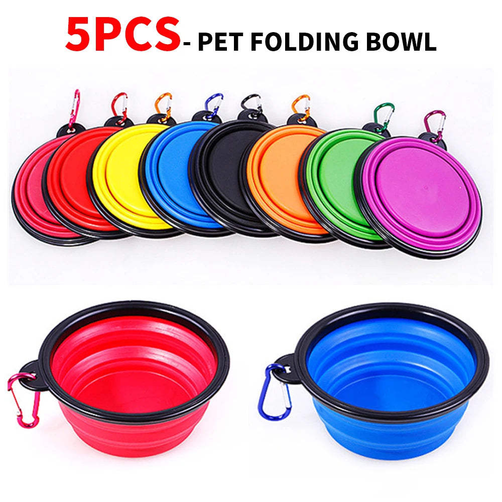 SWANS 350ml Folding Pet Bowl – Portable Collapsible Dog Bowl Collapsible Pet Bowl SWANS