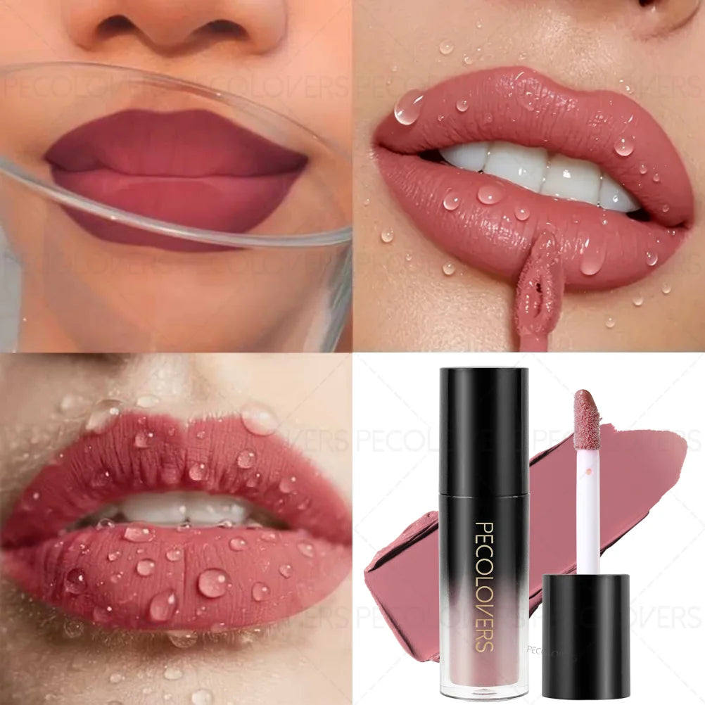 SWANS Waterproof Liquid Lipstick – Creamy & Long-Lasting Liquid Lipstick SWANS