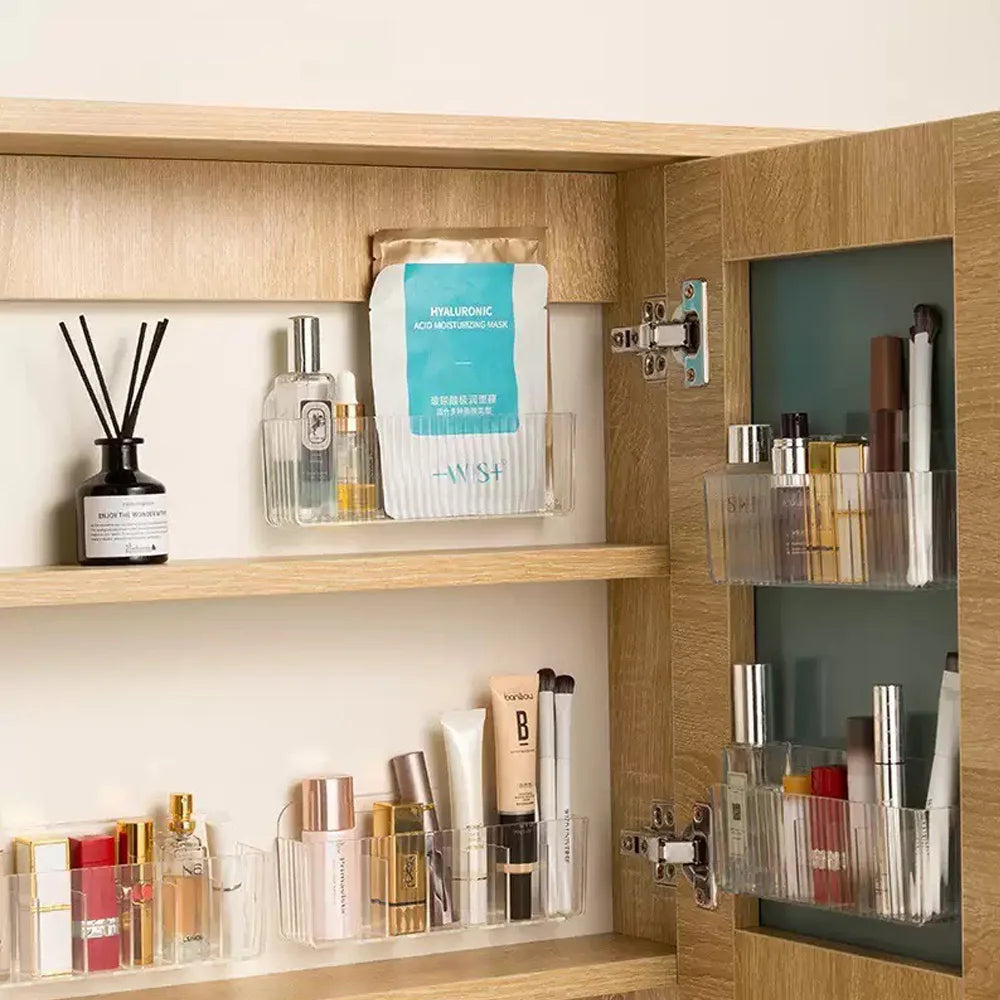 SWANS Wall Mounted Storage Box – Cosmetics & Daily Organizer Wall Storage Organizer SWANS