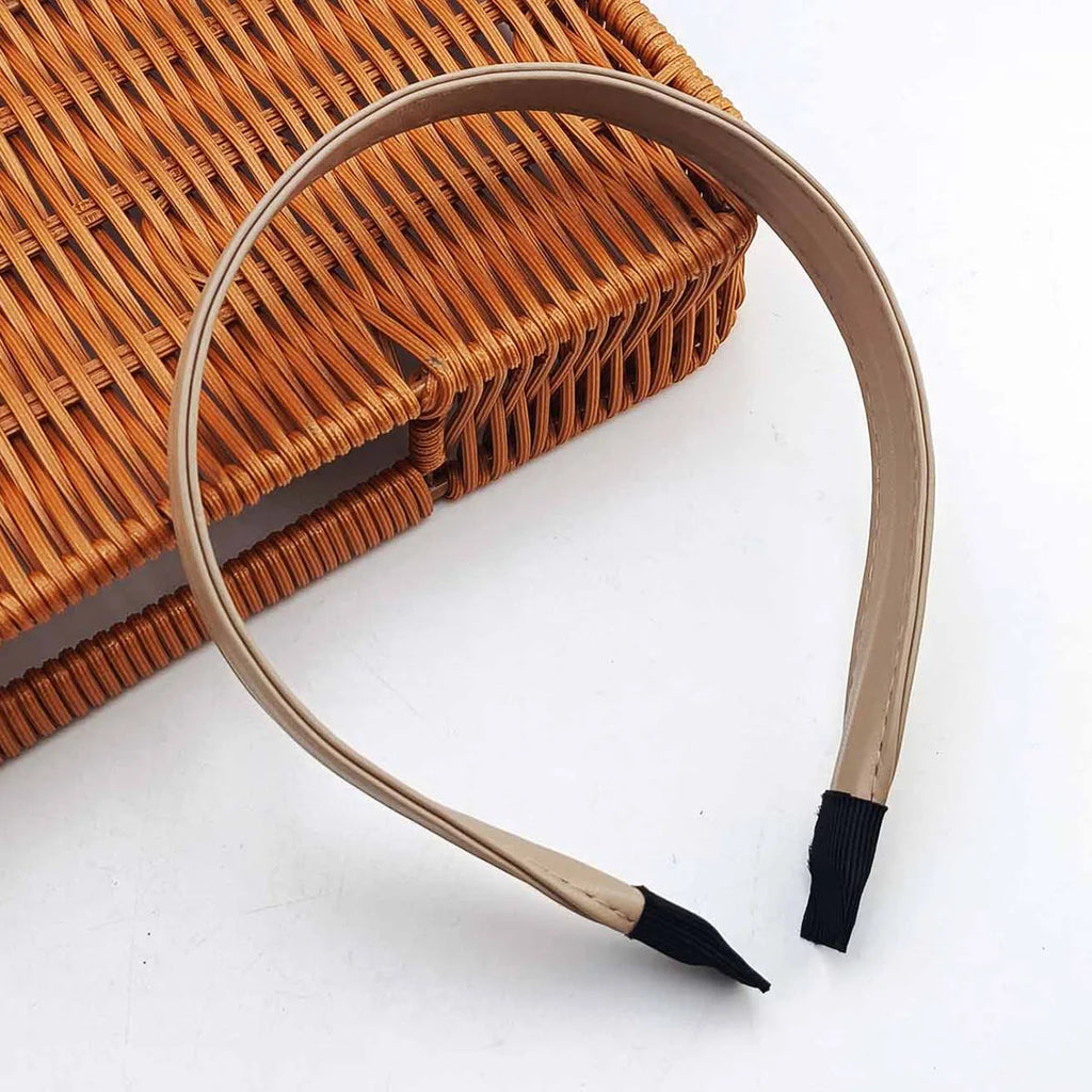 Leather Narrow Headbands for Women – 1/2/3/5 Pack Hair Bands Hair Headband SWANS 05