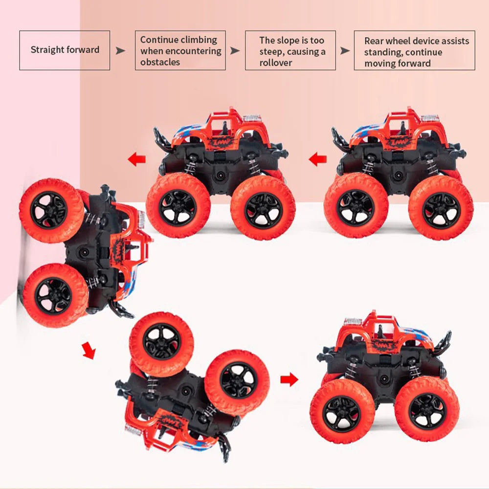 Inertial Off-Road Toy Cars 1/2/4 Pack – Kids Gift Set Toy Car Set SWANS