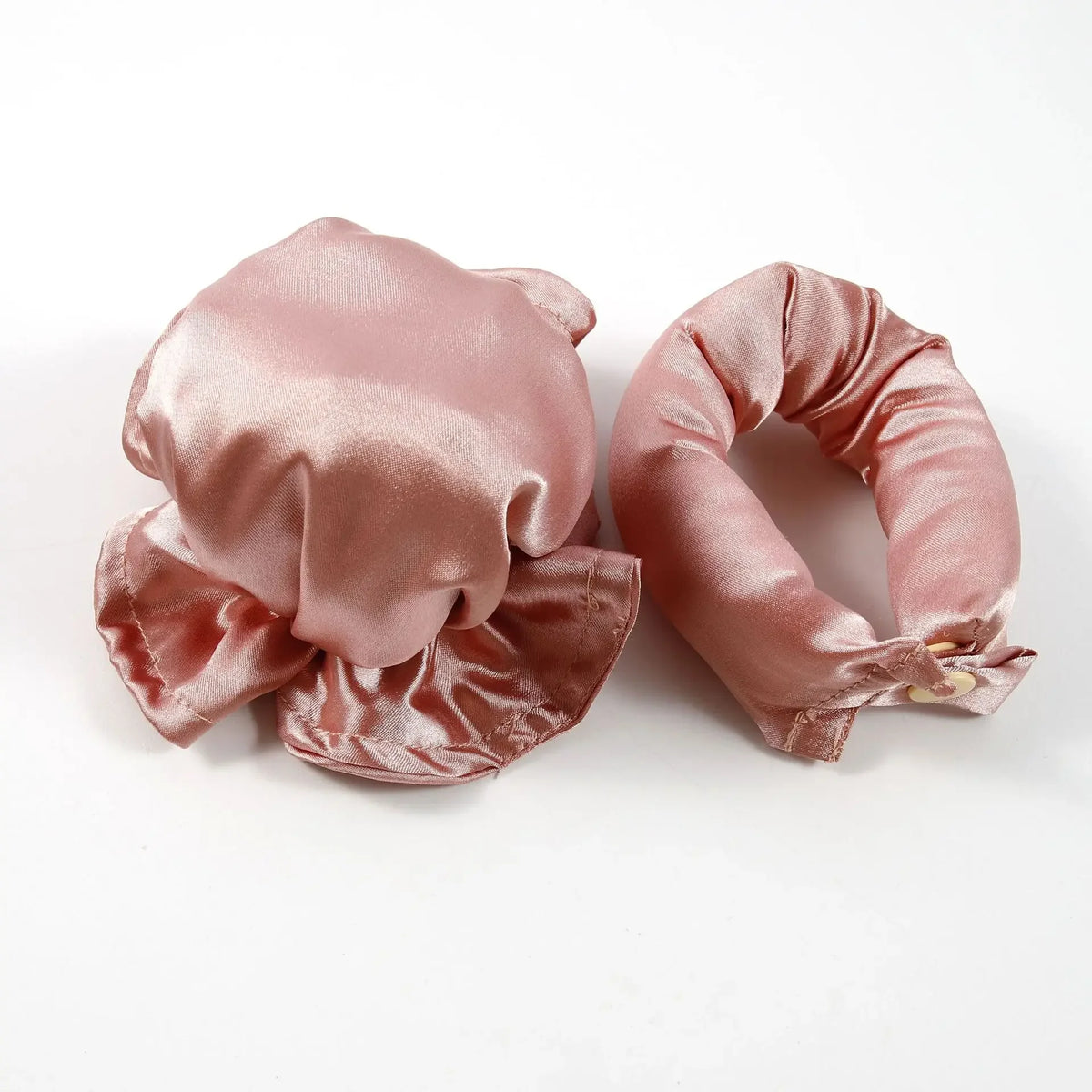 Heatless Hair Curler – Foam Silk Curling Rod Headband Set Heatless Hair Curler SWANS Pink