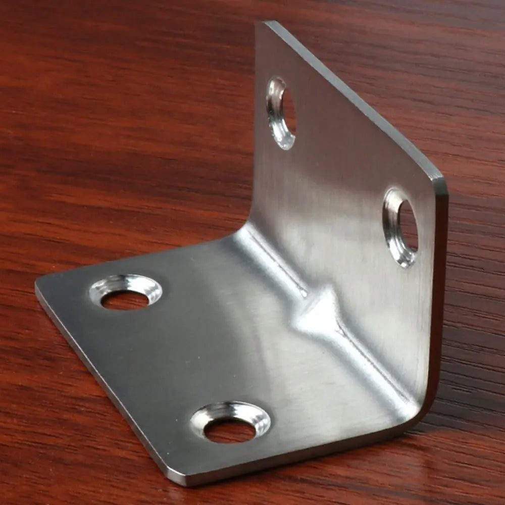Stainless Steel L-Shape 90° Corner Brackets – Furniture Hardware Corner Bracket SWANS