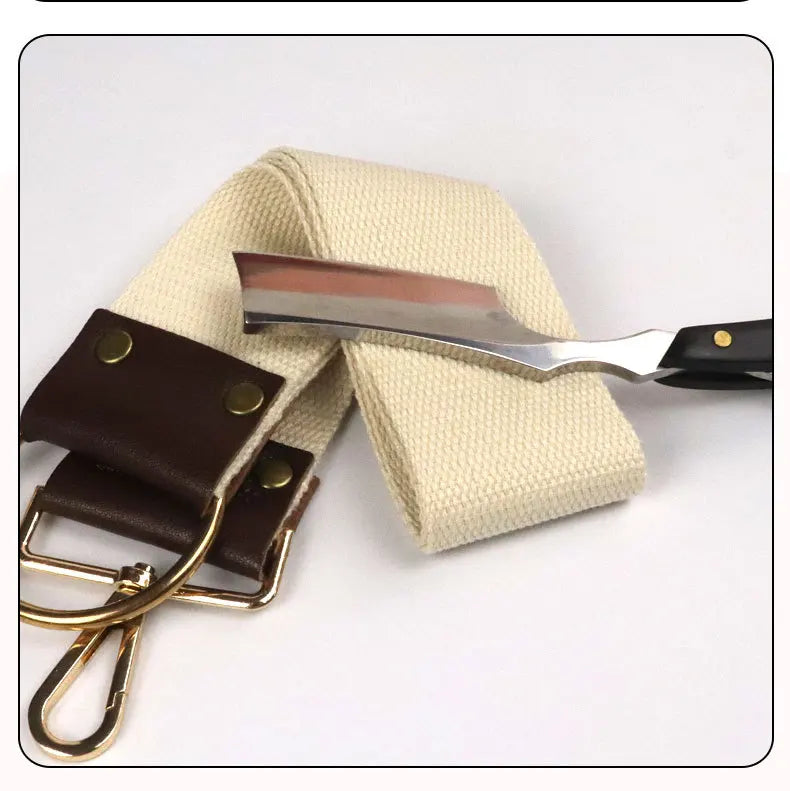 SWANS Leather Shaving Strop – Portable Blade Sharpening Belt Blade Sharpening Strop SWANS