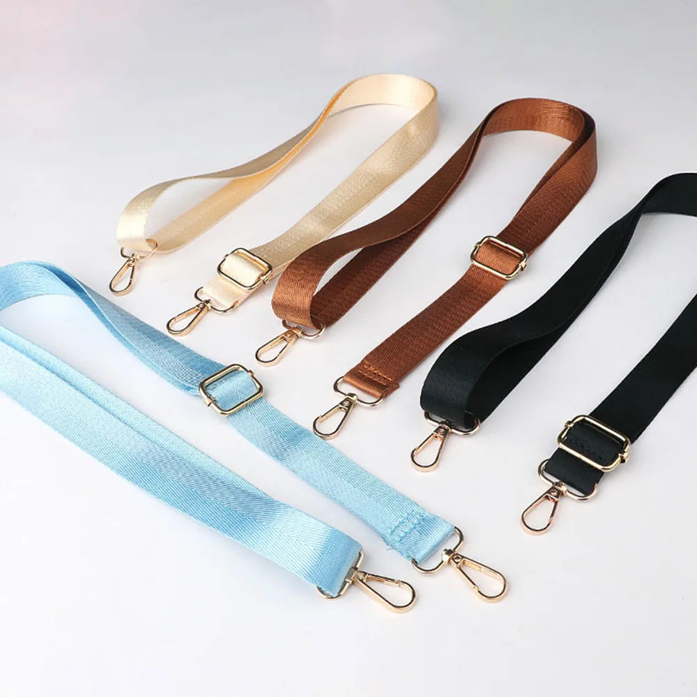 1.3M Adjustable Nylon Shoulder Bag Strap with Lobster Clasp Replacement Bag Strap SWANS