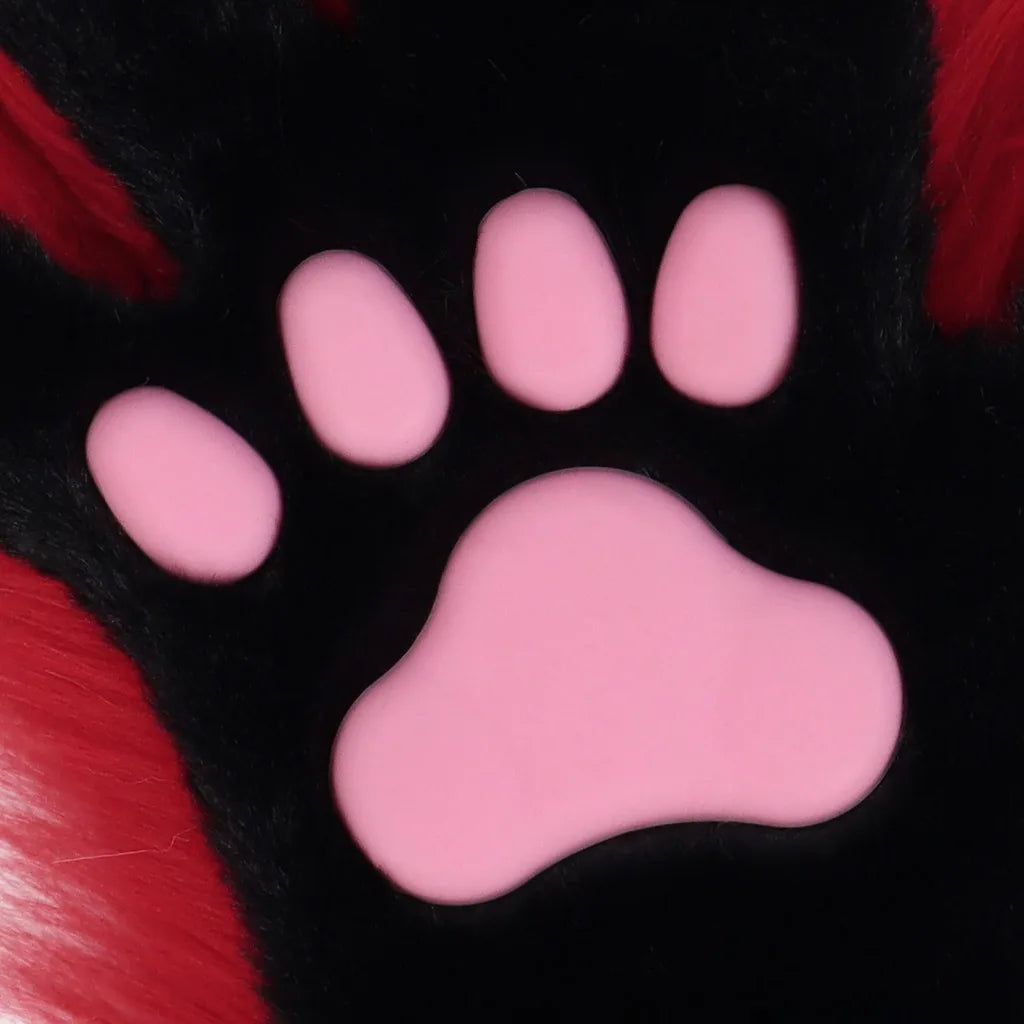Faux Fur Cat Paw Cosplay Gloves – Full & Half Finger Cosplay Costume Gloves SWANS