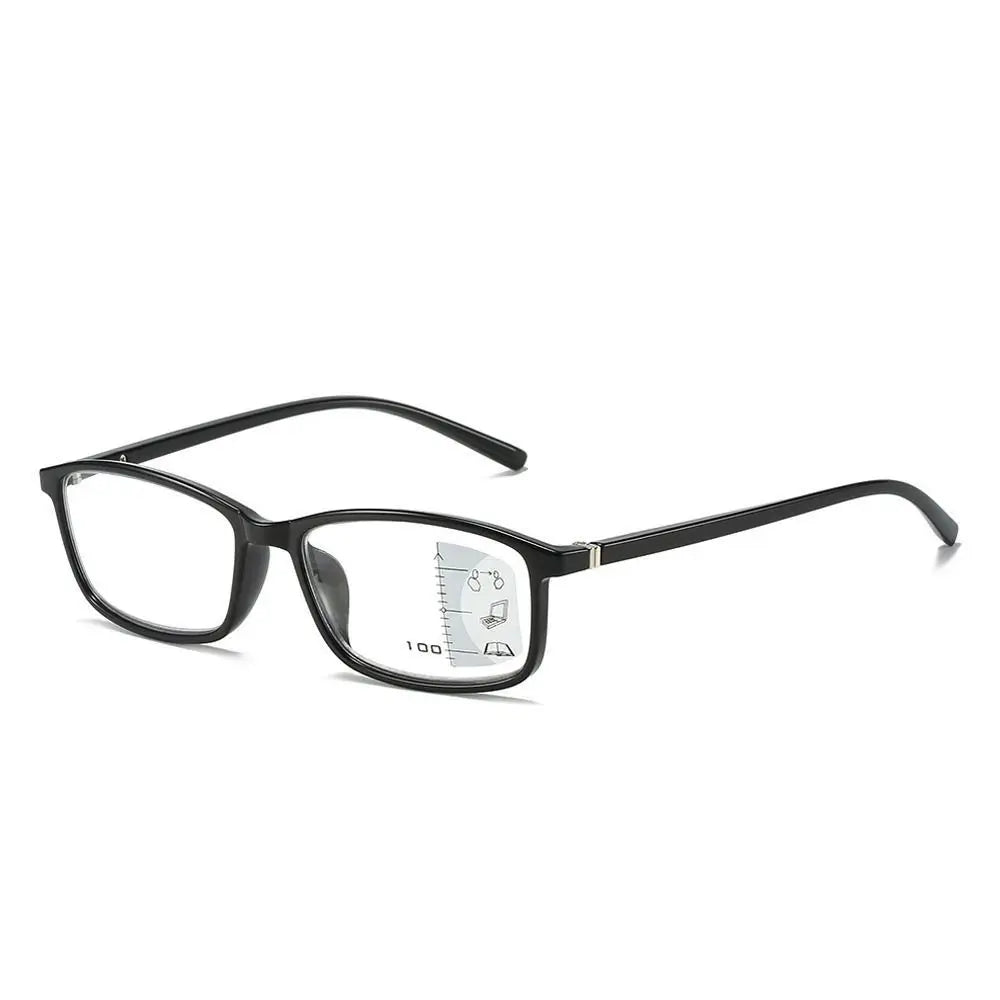 Progressive Blue Light Blocking Reading Glasses – Multifocal Reading Glasses SWANS Strength 300 black