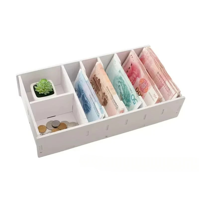 SWANS Plastic Desktop Organizer Drawer & Cash Change Box Desktop Storage Organizer SWANS