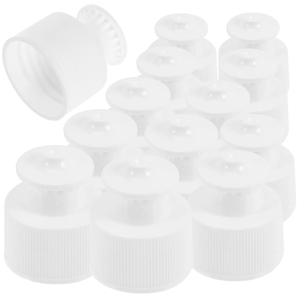 40-Pack Push Pull Water Bottle Replacement Caps – Leak-Proof PE Bottle Replacement Caps SWANS