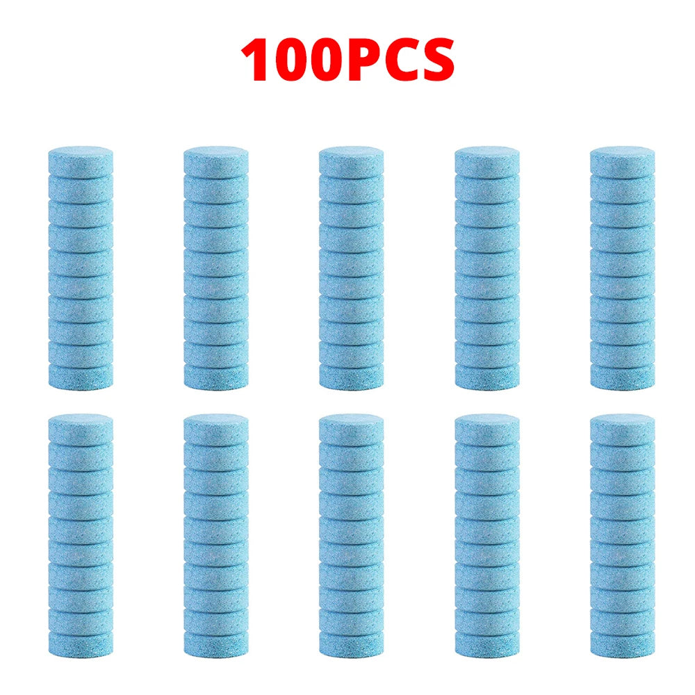 Windshield Washer Effervescent Tablets – 4/20/100 Pack Windshield Washer Tablets SWANS 100Pcs