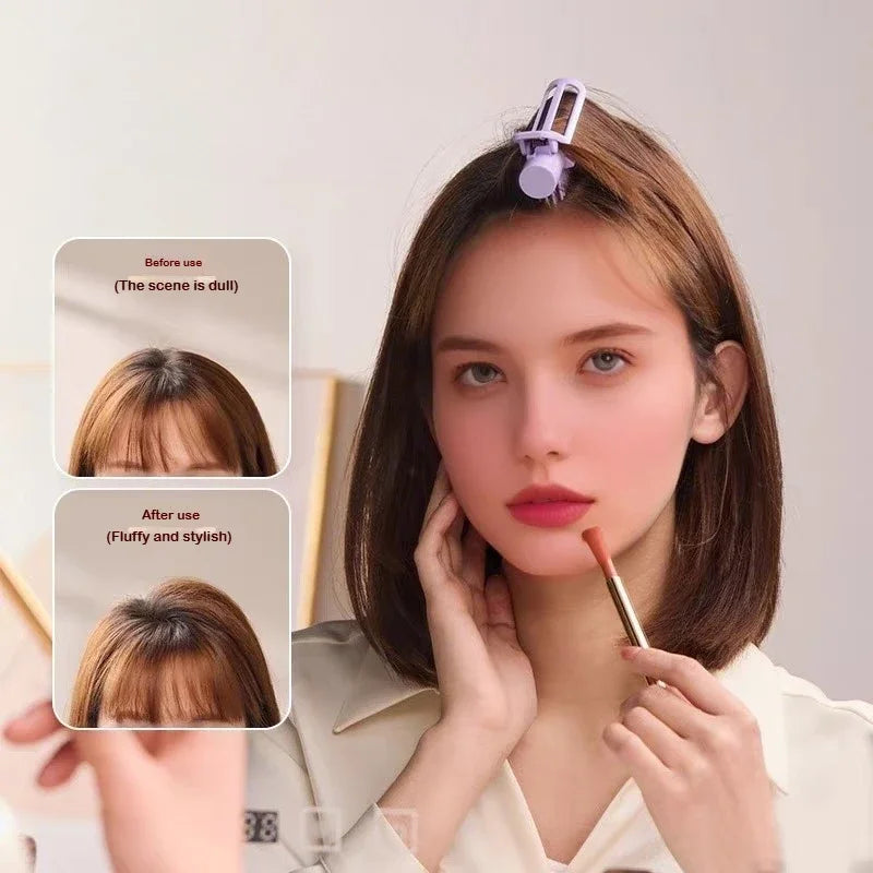 2-in-1 Hair Root Volumizing Clip & Curling Roller Comb Hair Styling Comb SWANS