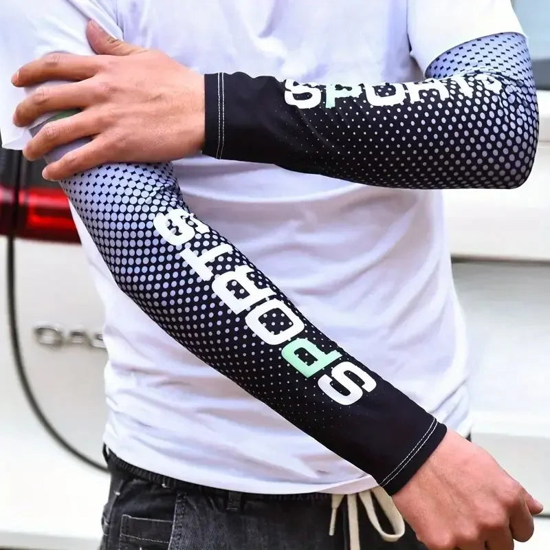 Ice Silk Arm Sleeves UPF 50+ UV Protection – Unisex Cooling UV Arm Sleeves SWANS