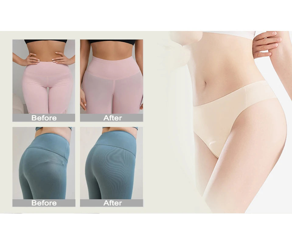 Women's Seamless No-Show Thongs – Moisture-Wicking Workout Underwear Women's Thong Underwear SWANS
