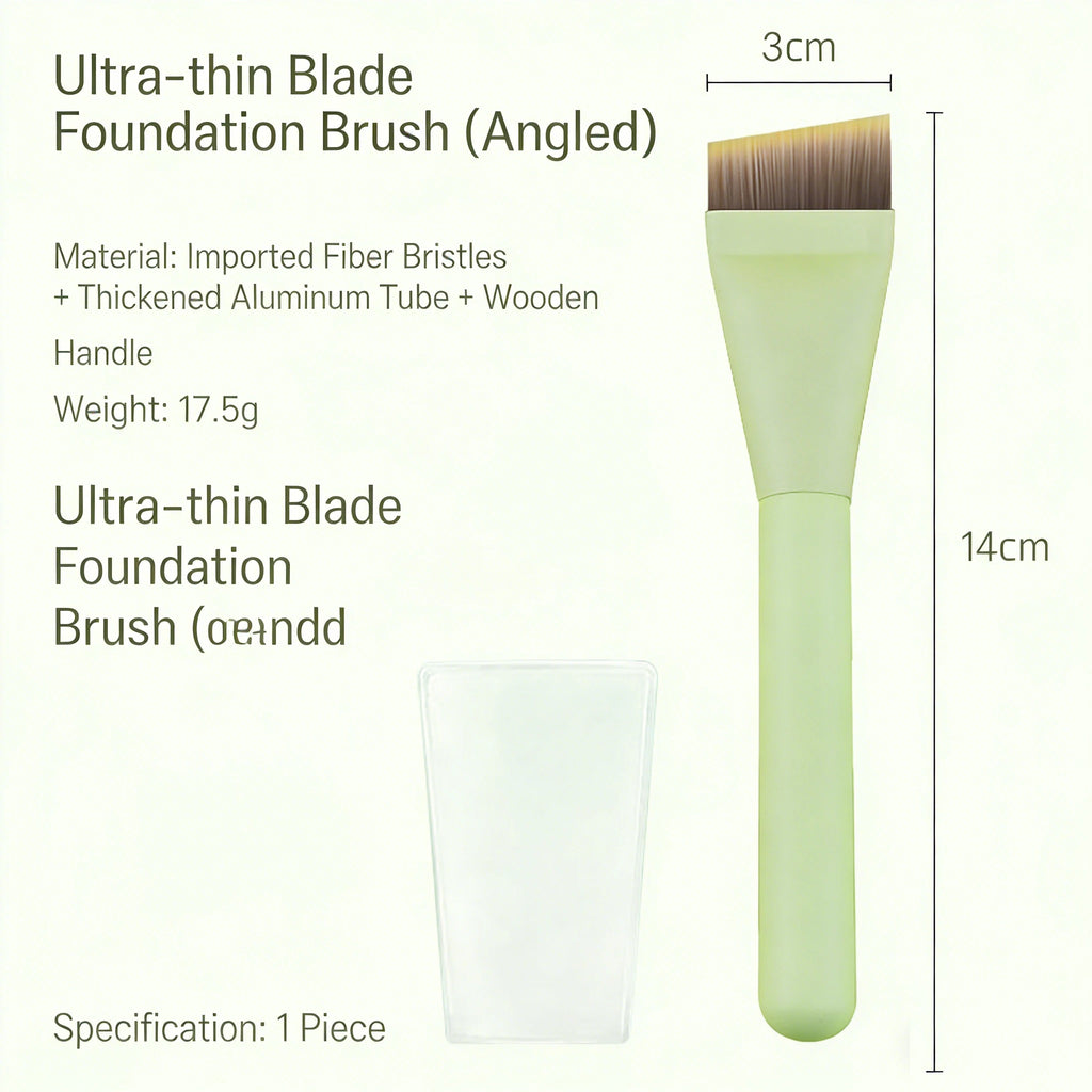 SWANS Angled Foundation Brush – Ultra Thin, Streak-Free Foundation Makeup Brush SWANS