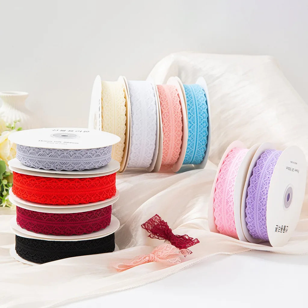 Nylon Lace Ribbon 50 Yards – DIY Wedding & Craft Decoration Decorative Lace Ribbon SWANS