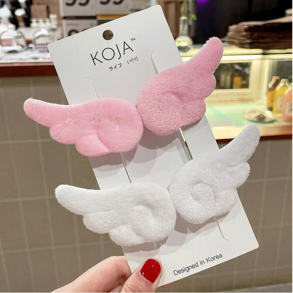 Angel Wing Hair Clips – Sweet Pink Cosplay Barrettes (2 Pack) Hair Clip Barrette SWANS