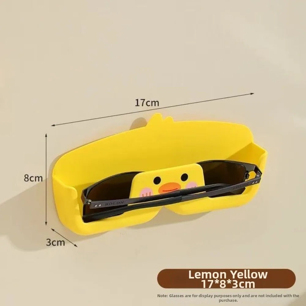 Wall Mounted Punch-Free Glasses & Sunglasses Display Holder Glasses Display Holder SWANS Yellow