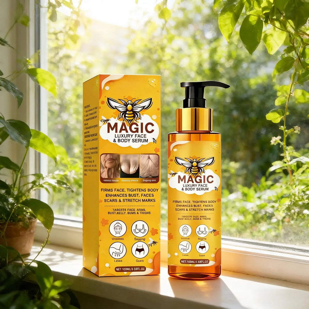 Bee Venom & Hyaluronic Acid Body Serum – Firming Skin Body Firming Serum SWANS